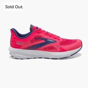 Womens Brooks Launch 9 pink/fusia/cobalt Running Shoes